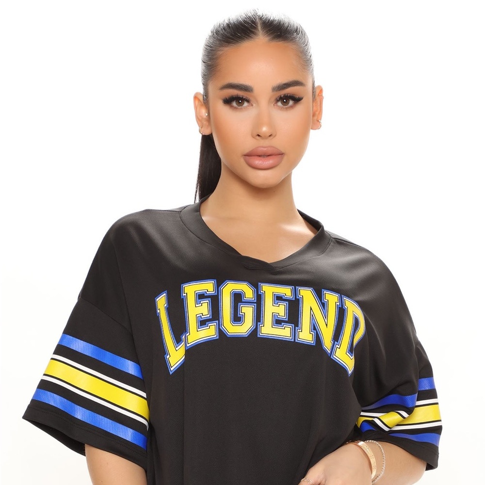 Fashion Nova Team Legend Jersey Top